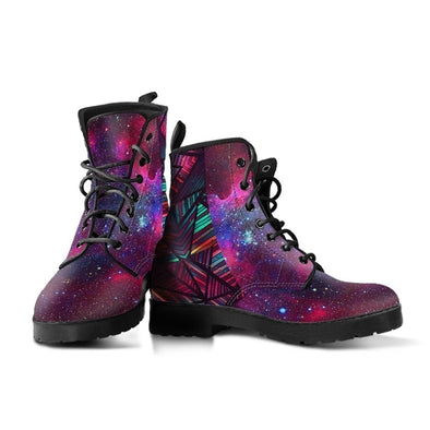 HandCrafted Galaxy Aztec Boots - Crystallized Collective