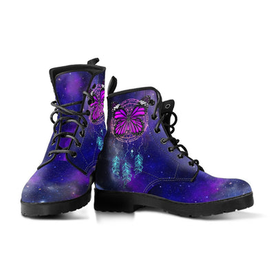 HandCrafted Galaxy Butterfly Dreamcatcher Boots - Crystallized Collective