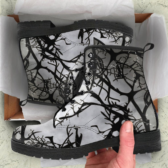 HandCrafted Gloomy Trees Boots - Crystallized Collective