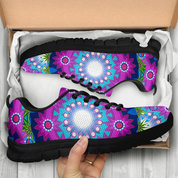 HandCrafted Glowing Chakras Sneakers - Crystallized Collective