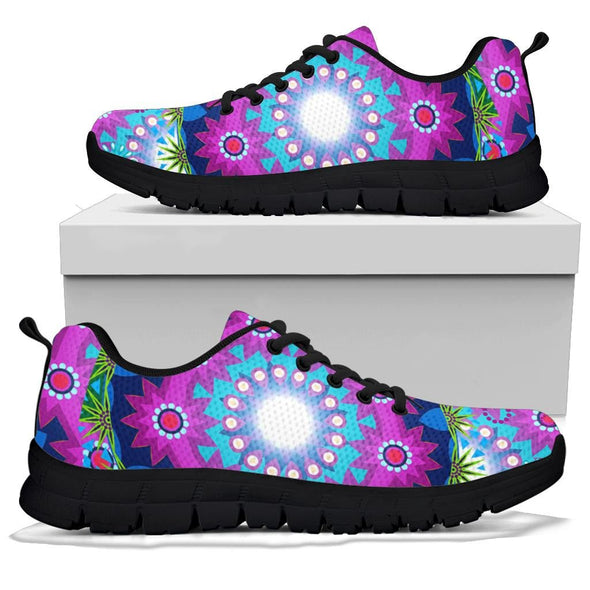 HandCrafted Glowing Chakras Sneakers - Crystallized Collective