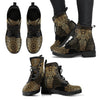 HandCrafted Gold Elephant Mandala Boots - Crystallized Collective