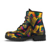 HandCrafted Gold Olive Abstract Art Boots - Crystallized Collective