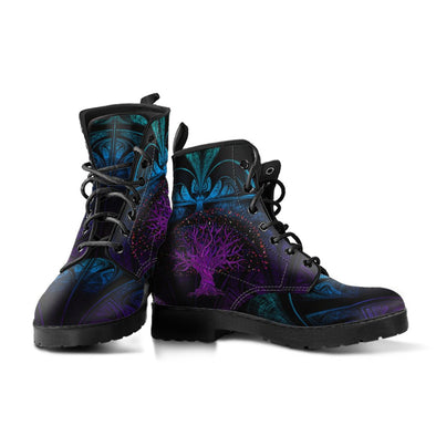 HandCrafted Gradient Boho Tree of Life Boots - Crystallized Collective