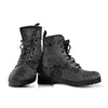 HandCrafted Gray Paisley Mandala Boots - Crystallized Collective