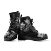 HandCrafted Grey Flower Boots - Crystallized Collective