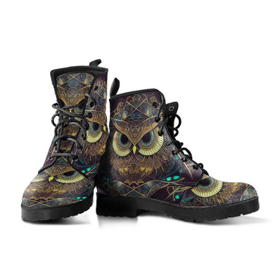 HandCrafted Intuition Owl Boots - Crystallized Collective