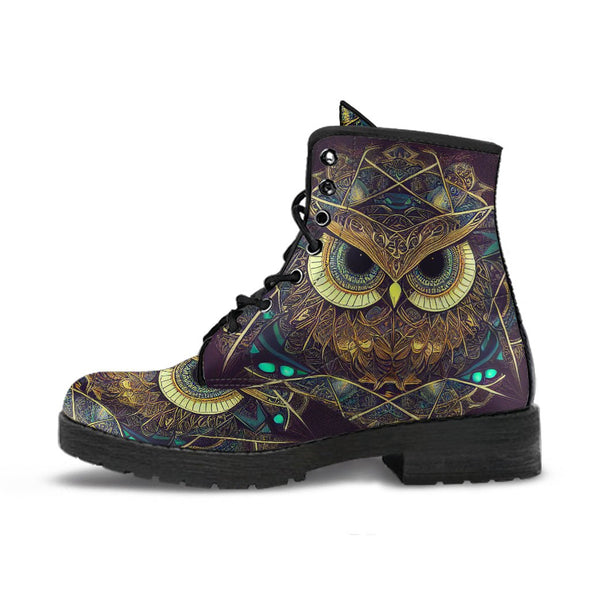 HandCrafted Intuition Owl Boots - Crystallized Collective