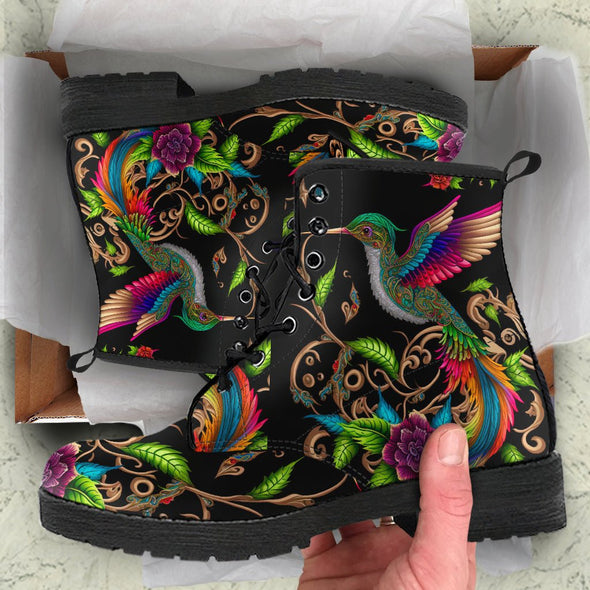 HandCrafted Jungle Hummingbird Boots - Crystallized Collective