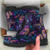 HandCrafted Jungle Purple Butterflies Boots - Crystallized Collective