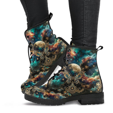 HandCrafted Magical Butterfly Mandala Boots - Crystallized Collective