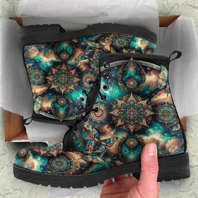 HandCrafted Magical Mandala Boots - Crystallized Collective