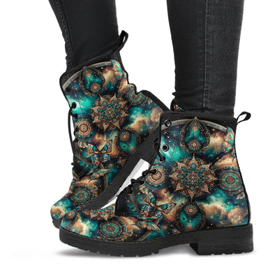 HandCrafted Magical Mandala Boots - Crystallized Collective