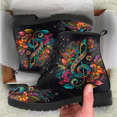 HandCrafted Melodic Garden Boots - Crystallized Collective