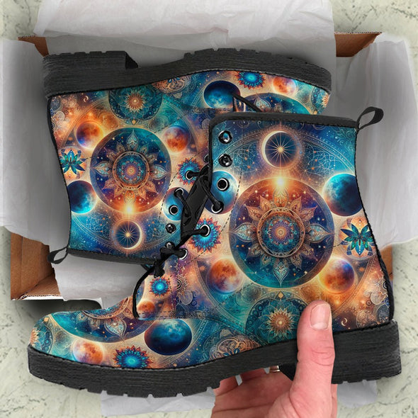 HandCrafted Miricle Mandala Boots - Crystallized Collective