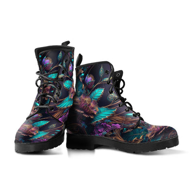 HandCrafted Ornate Floral Boots - Crystallized Collective