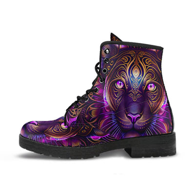 HandCrafted Ornate Lion Boots - Crystallized Collective