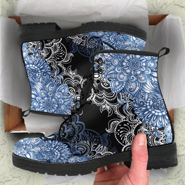 HandCrafted Paisley Mandala 5 Boots - Crystallized Collective