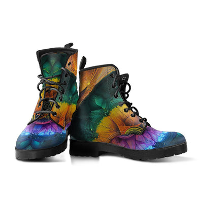 HandCrafted Psychedelic Alhambra Boots - Crystallized Collective