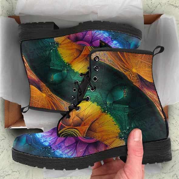 HandCrafted Psychedelic Alhambra Boots - Crystallized Collective