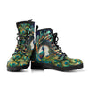 HandCrafted Psychedelic Peacock Boots - Crystallized Collective