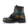 HandCrafted Psychedelic Vines Dragonfly Boots - Crystallized Collective
