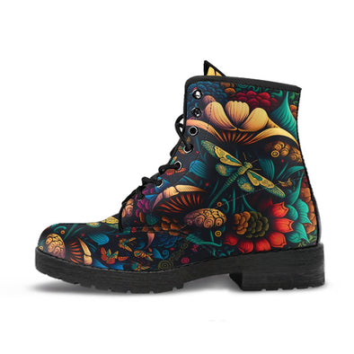 HandCrafted Psychedelic Wonderland Boots - Crystallized Collective