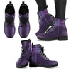 HandCrafted Purple Dragonfly Mandala Boots - Crystallized Collective