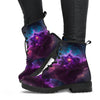 HandCrafted Purple Galaxy Boots - Crystallized Collective