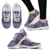 HandCrafted Purple Peace Mandala Sneakers - Crystallized Collective