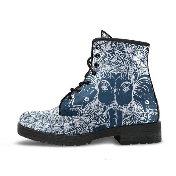 HandCrafted Spiritual Mandala Elephant Boots - Crystallized Collective
