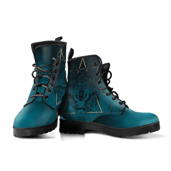 HandCrafted Spiritual Wolf Boots - Crystallized Collective