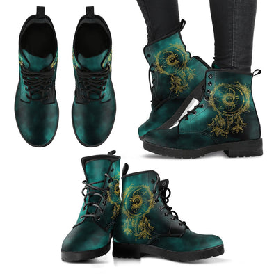 HandCrafted Sun and Moon Dreamcatcher Boots - Crystallized Collective
