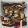 HandCrafted Sun and Moon Fractal Mandala Boots - Crystallized Collective