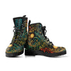 HandCrafted Sun and Moon Jungle Art Boots - Crystallized Collective
