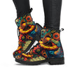 HandCrafted Sunflower Butterflies Boots - Crystallized Collective