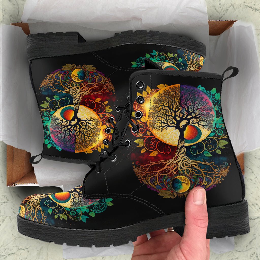 HandCrafted Surya Tree of Life Boots – Crystallized Collective