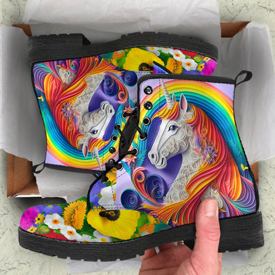 HandCrafted Unicorn Flower Boots - Crystallized Collective