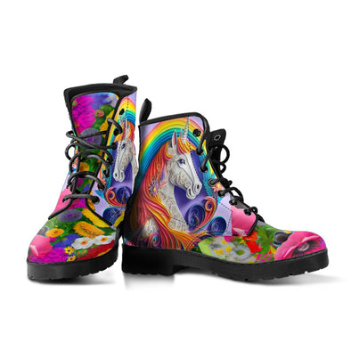 HandCrafted Unicorn Flower Boots - Crystallized Collective