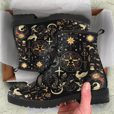 HandCrafted Witch Vibe Witchy Boots - Crystallized Collective