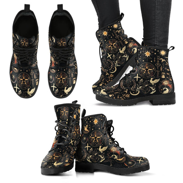 HandCrafted Witch Vibe Witchy Boots - Crystallized Collective