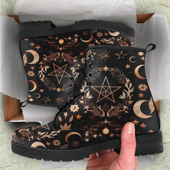 HandCrafted Witchy Witch Boots - Crystallized Collective