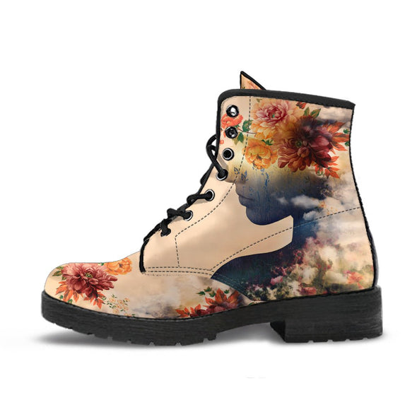 HandCrafted Woman Flower Boots - Crystallized Collective