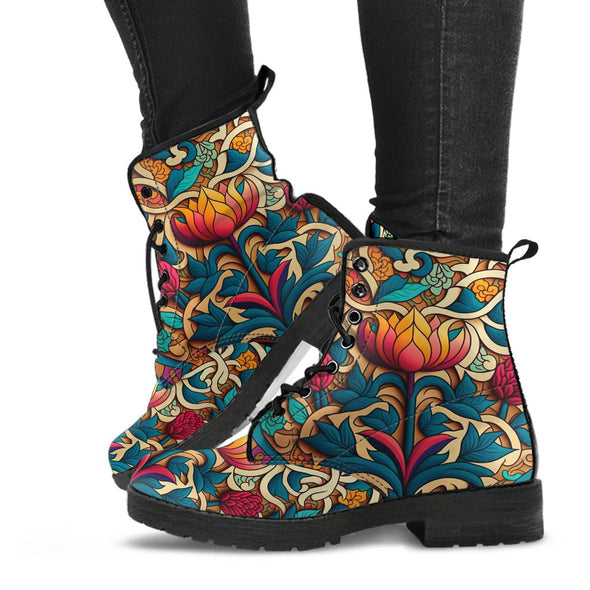HandCrafted Wonderland Flower Boots - Crystallized Collective