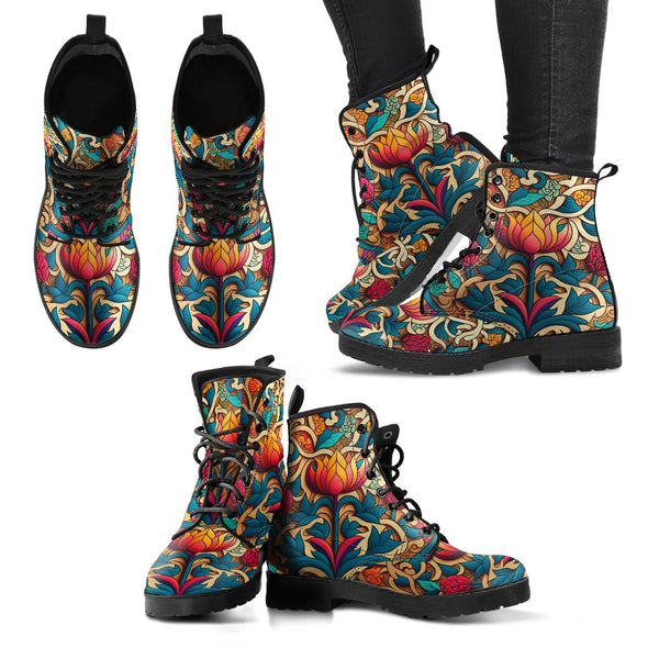 HandCrafted Wonderland Flower Boots - Crystallized Collective
