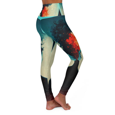 Headless Way High-Waist Yoga Legging: Empower Your Practice with Serene Comfort - Crystallized Collective