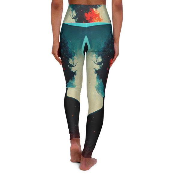 Headless Way High-Waist Yoga Legging: Empower Your Practice with Serene Comfort - Crystallized Collective