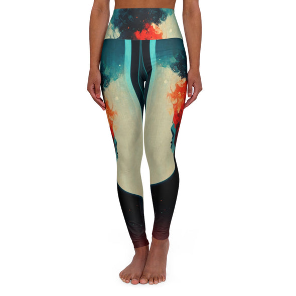 Headless Way High-Waist Yoga Legging: Empower Your Practice with Serene Comfort - Crystallized Collective