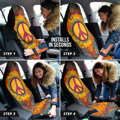 Hippe Peace Mandala Car Seat Covers - Crystallized Collective