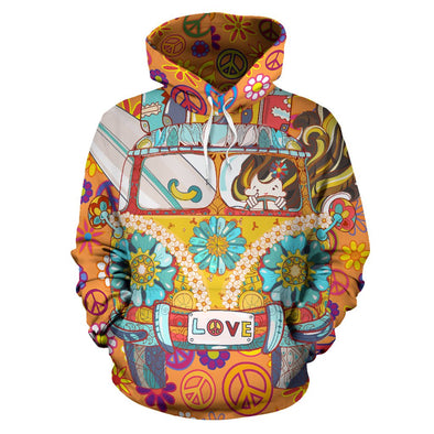 Hippie Bus Hoodie - Crystallized Collective